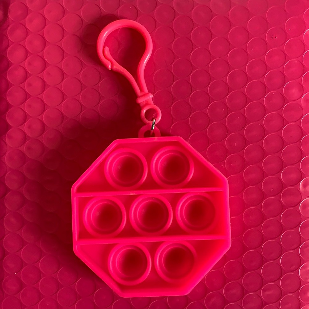 💗 Pop It Keychain Carabiner Fidget Toy